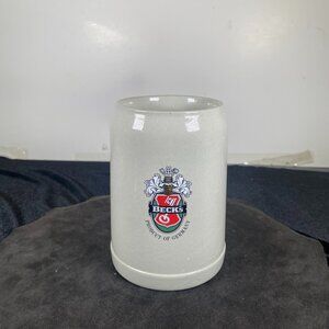 Vintage, Beck’s Tankard Steins, German Stoneware 0.5L Beer Stein, Made in German